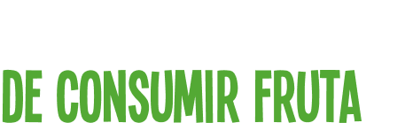 Título que dice: La forma más simple de consumir fruta