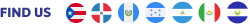 find us (countrie´s flags)