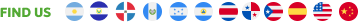 find us (countrie´s flags)